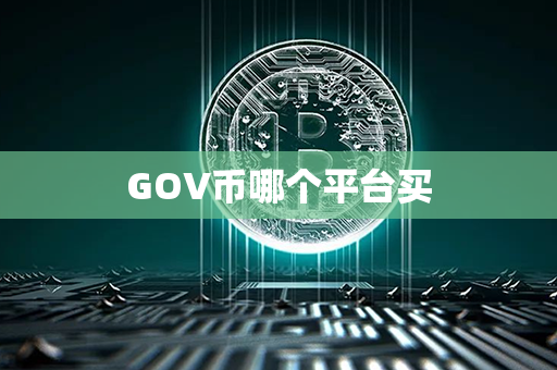 GOV币哪个平台买第1张-币资讯