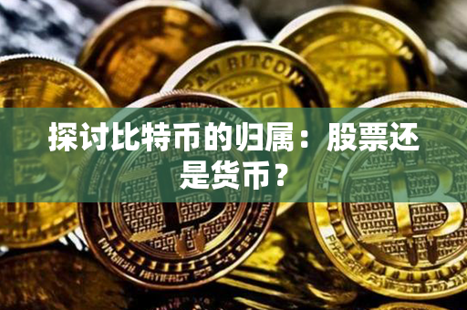 探讨比特币的归属：股票还是货币？